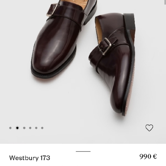 Church's Burgundy Polished Binder Monk Strap Shoes - Picture 2 of 12